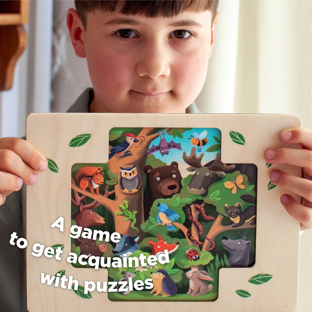 Wooden Tetris Puzzle - Who Found Whom
