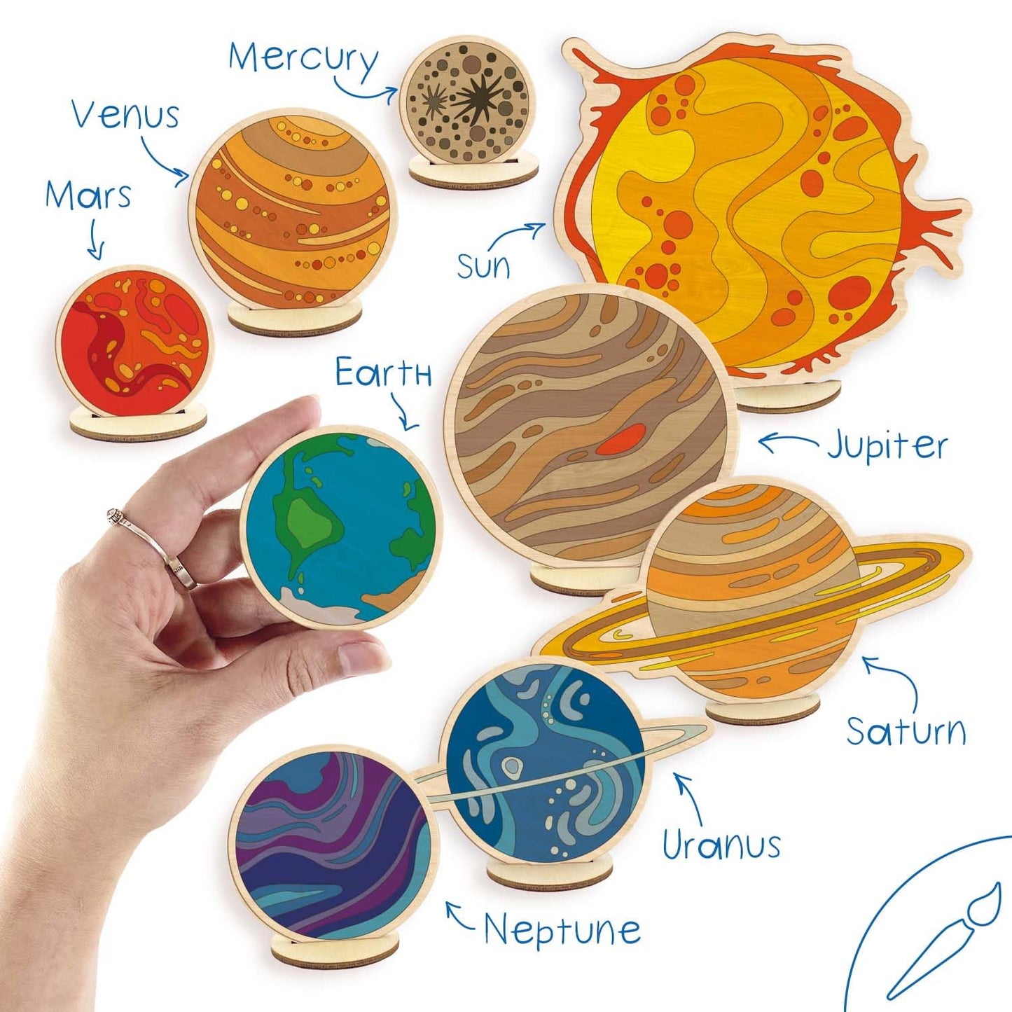 Planets Craft Kit - 9 pcs