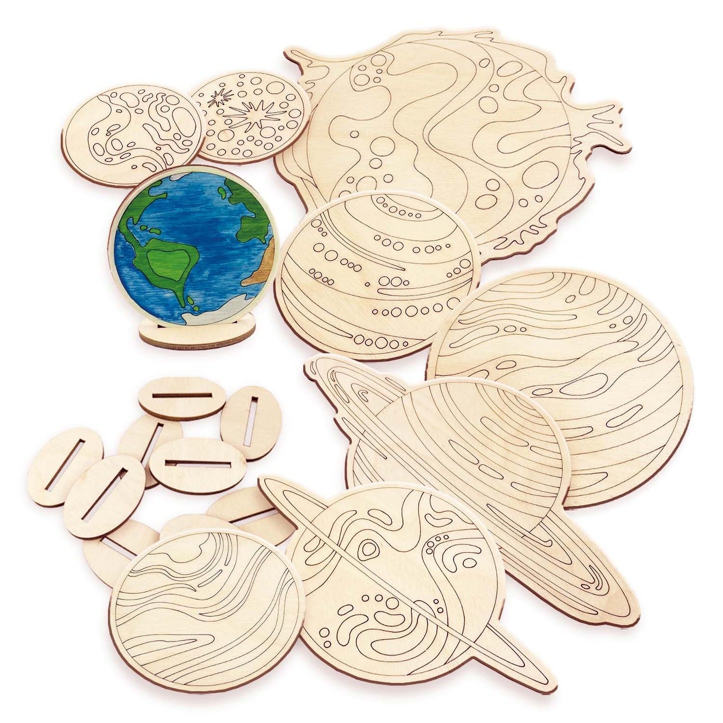 Planets Craft Kit - 9 pcs
