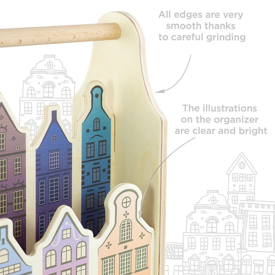 Wooden Desk Organiser Amsterdam