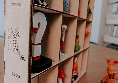 Ulanik Sorting Tray Toddler Montessori Toys for 3 Year Old + Kids Wooden Montessori Tray for Preschool Learning Color Sorting and Counting — 12 Sections