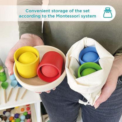 Balls in Cups Starter Kit Large 4 pcs 1+