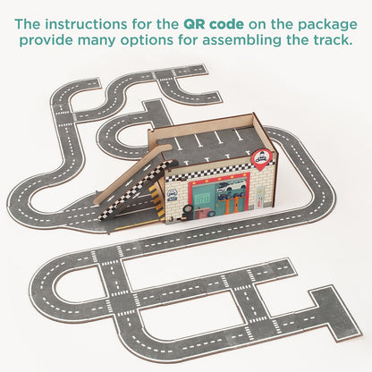 Puzzle road and garage