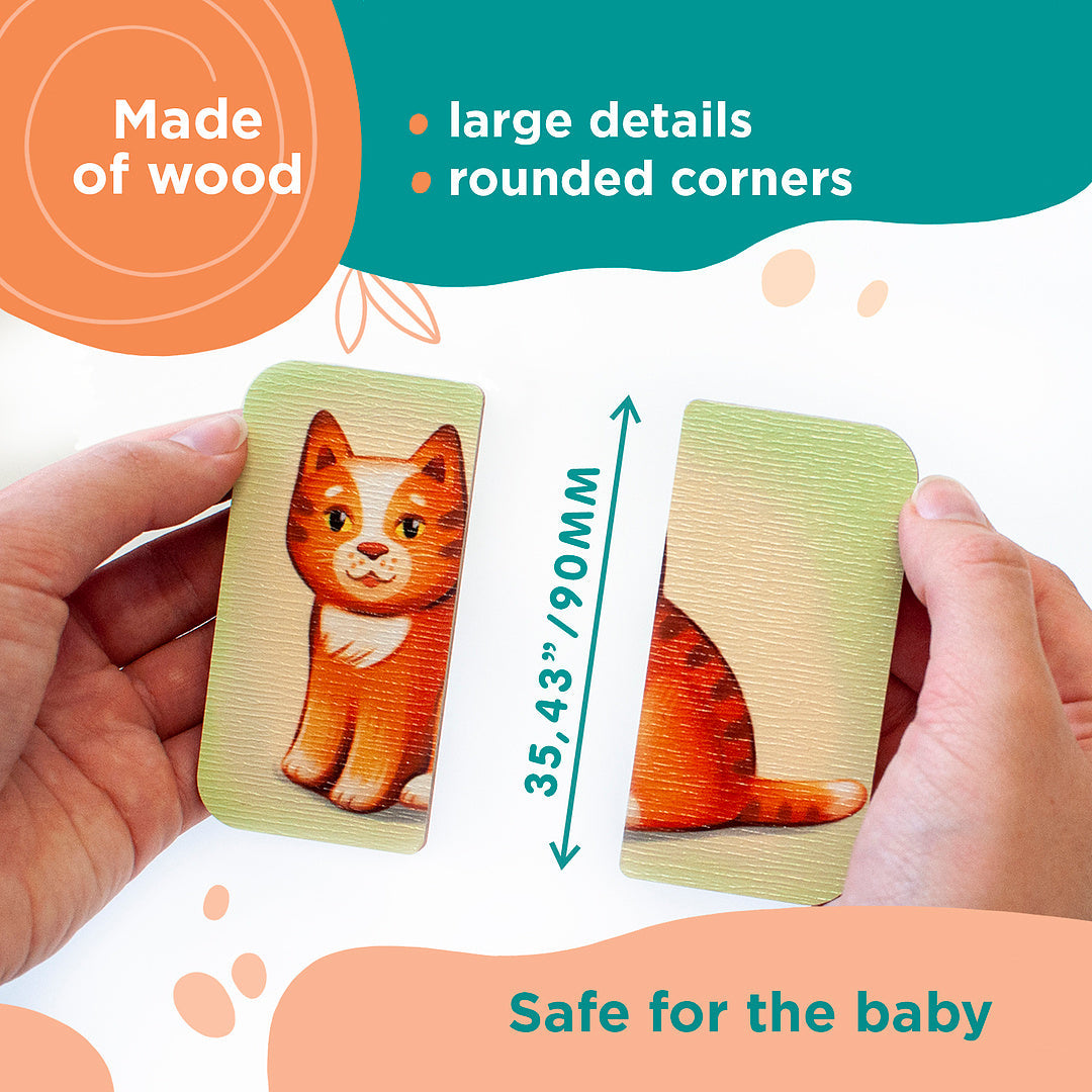 Puzzle for Toddlers - Halves and Shadows