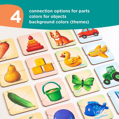 Puzzle for Toddlers - Halves and Shadows