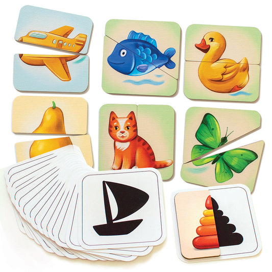 Puzzle for Toddlers - Halves and Shadows