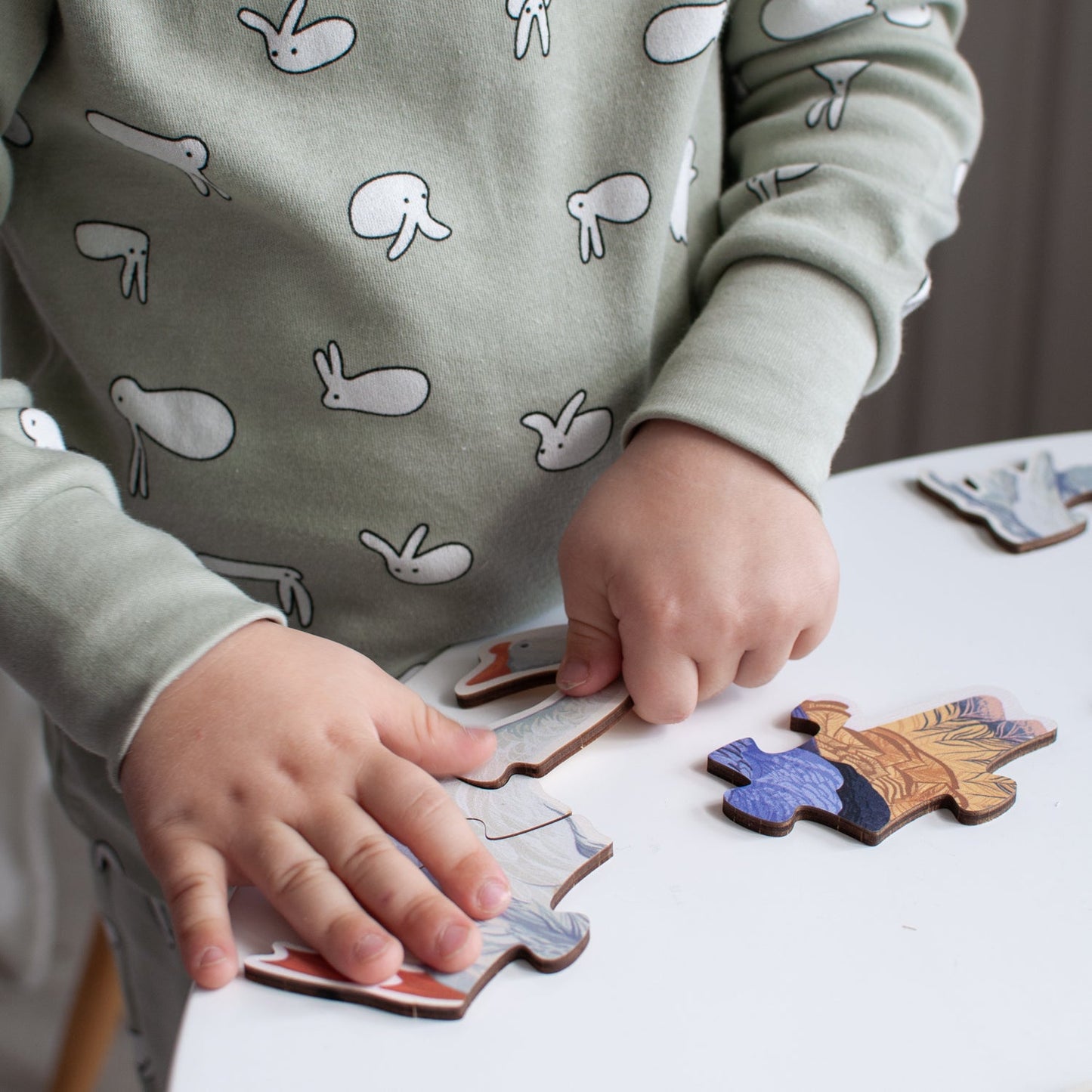 Wooden puzzle "Animals and Birds"