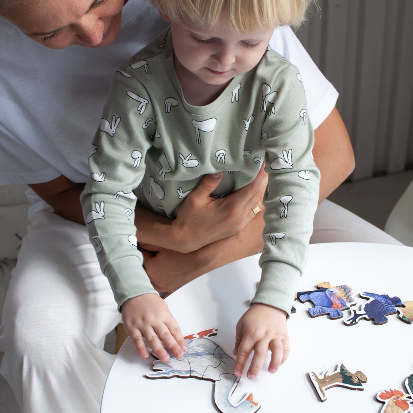 Wooden puzzle "Animals and Birds"