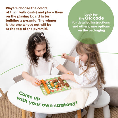 Wooden Board Game "Nimble squirrels"