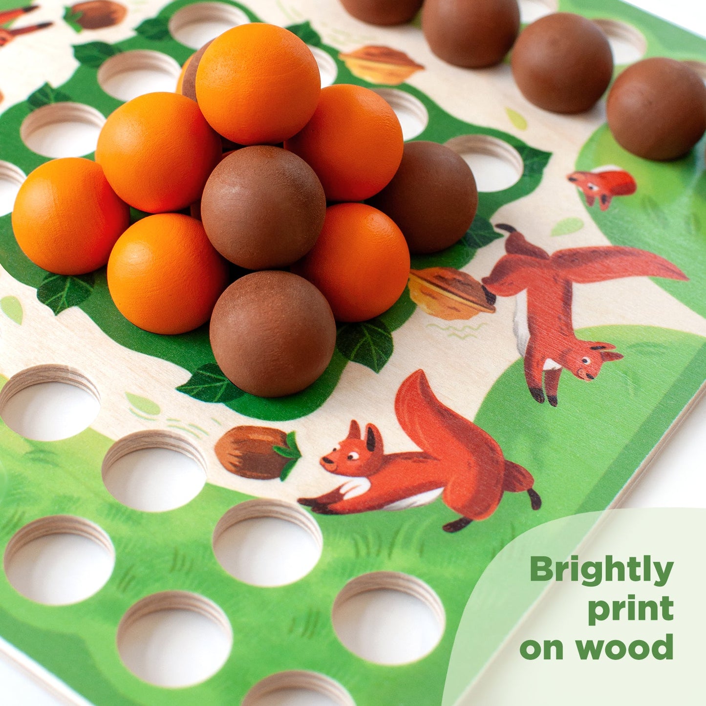 Wooden Board Game "Nimble squirrels"