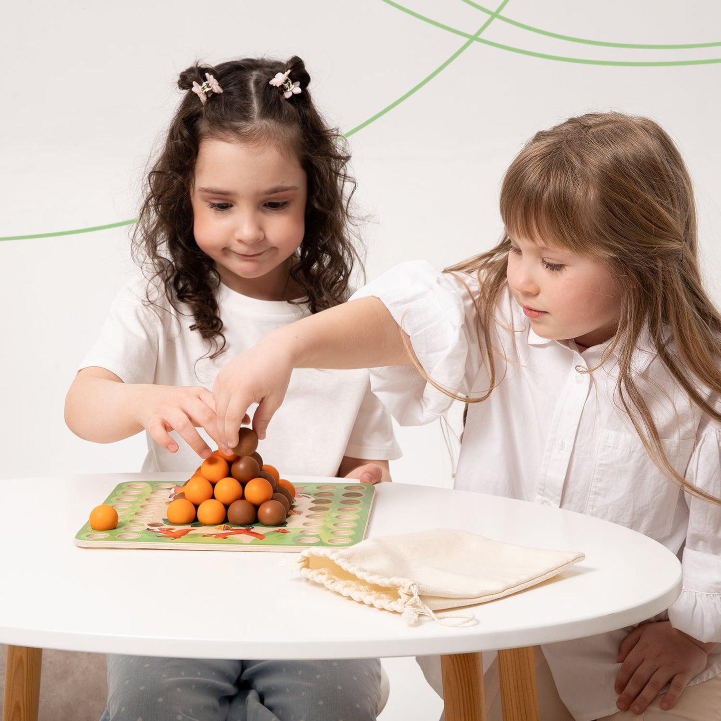 Wooden Board Game "Nimble squirrels"