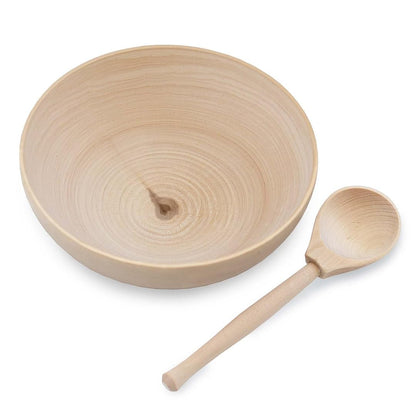 Wooden Set for Sorting Bowl and Spoon 1+
