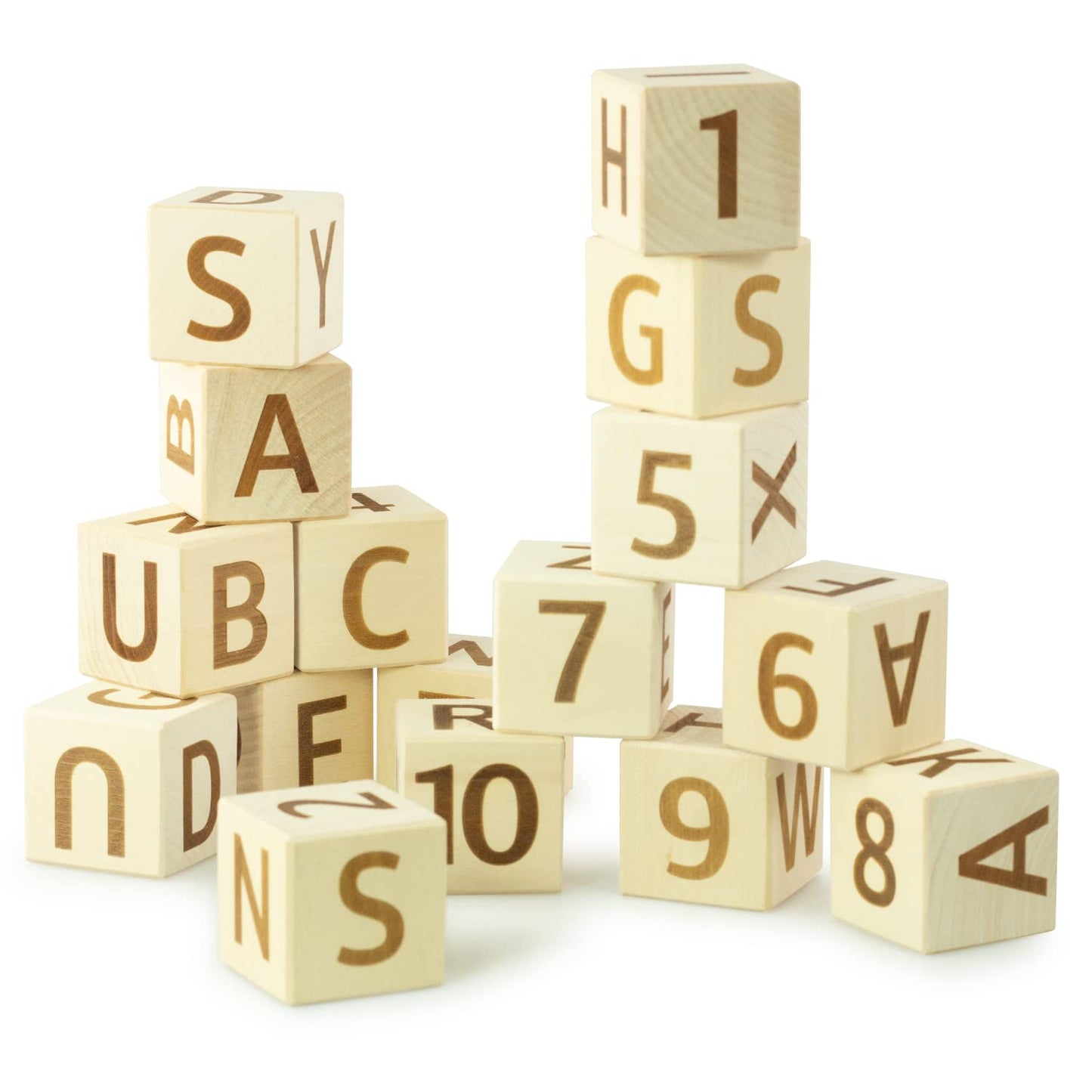 Alphabet Blocks - 16 Stacking Cubes