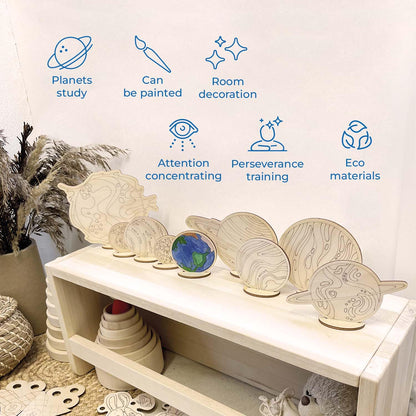 Planets Craft Kit - 9 pcs