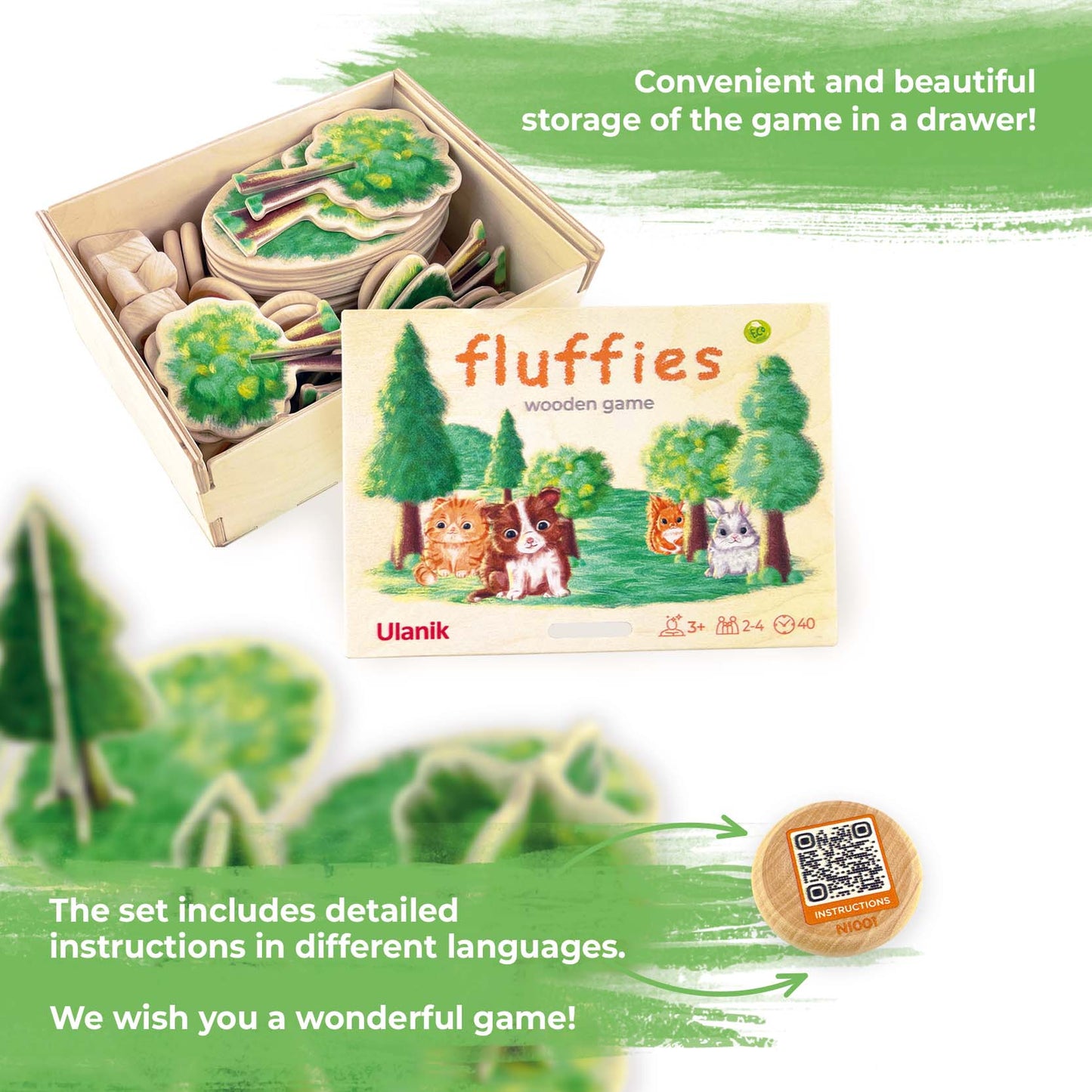 Board game "Fluffies"