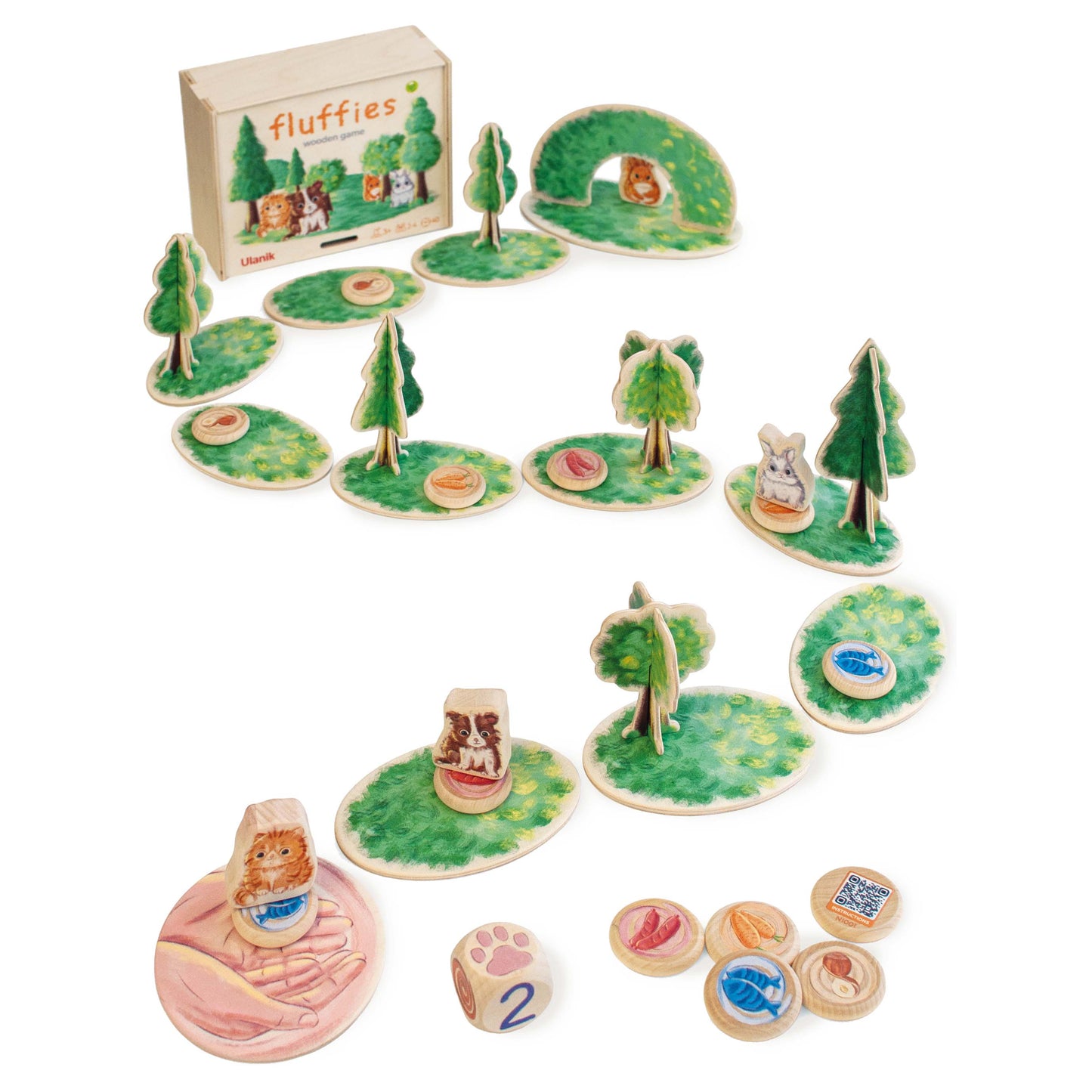 Board game "Fluffies"
