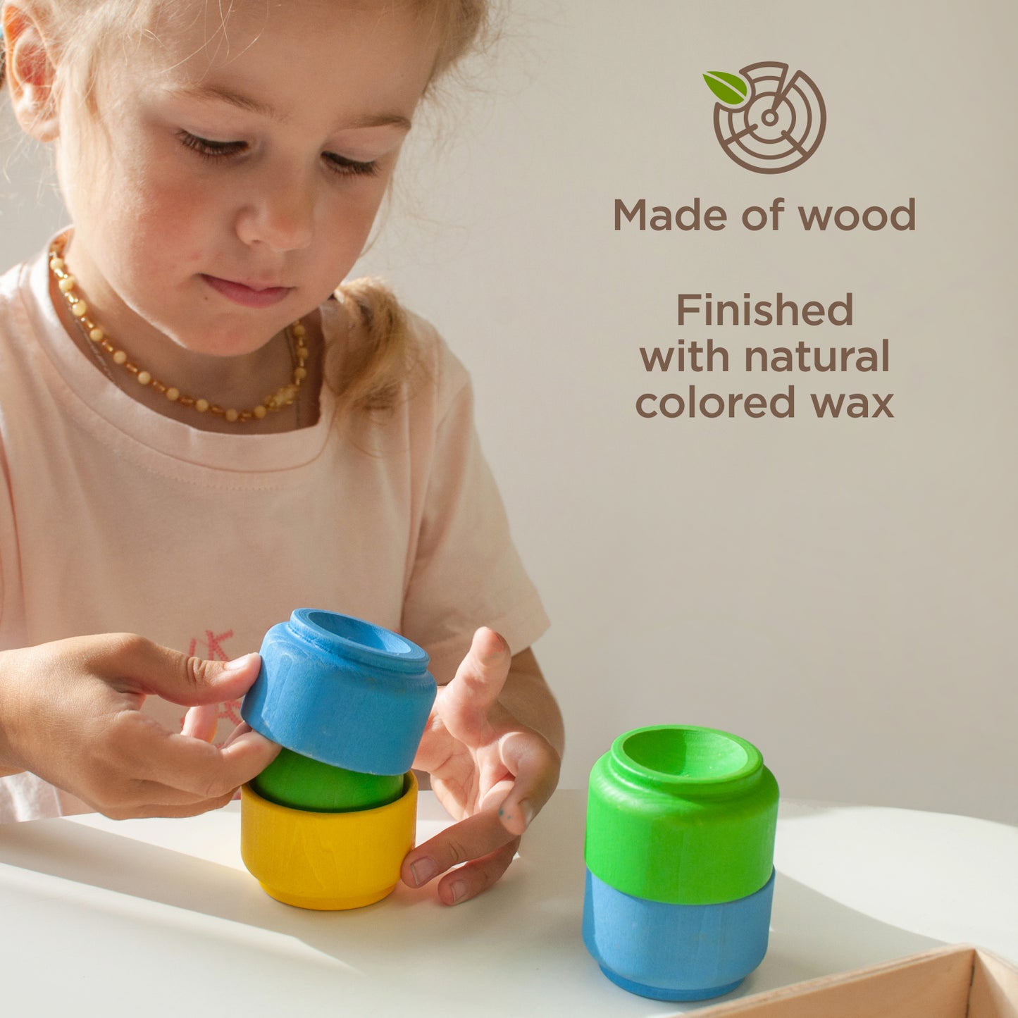 Balls in Nest Cups Starter Kit 4 Colors 1+