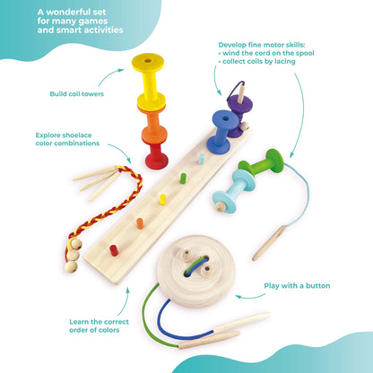 Colored Coils Rainbow 3+