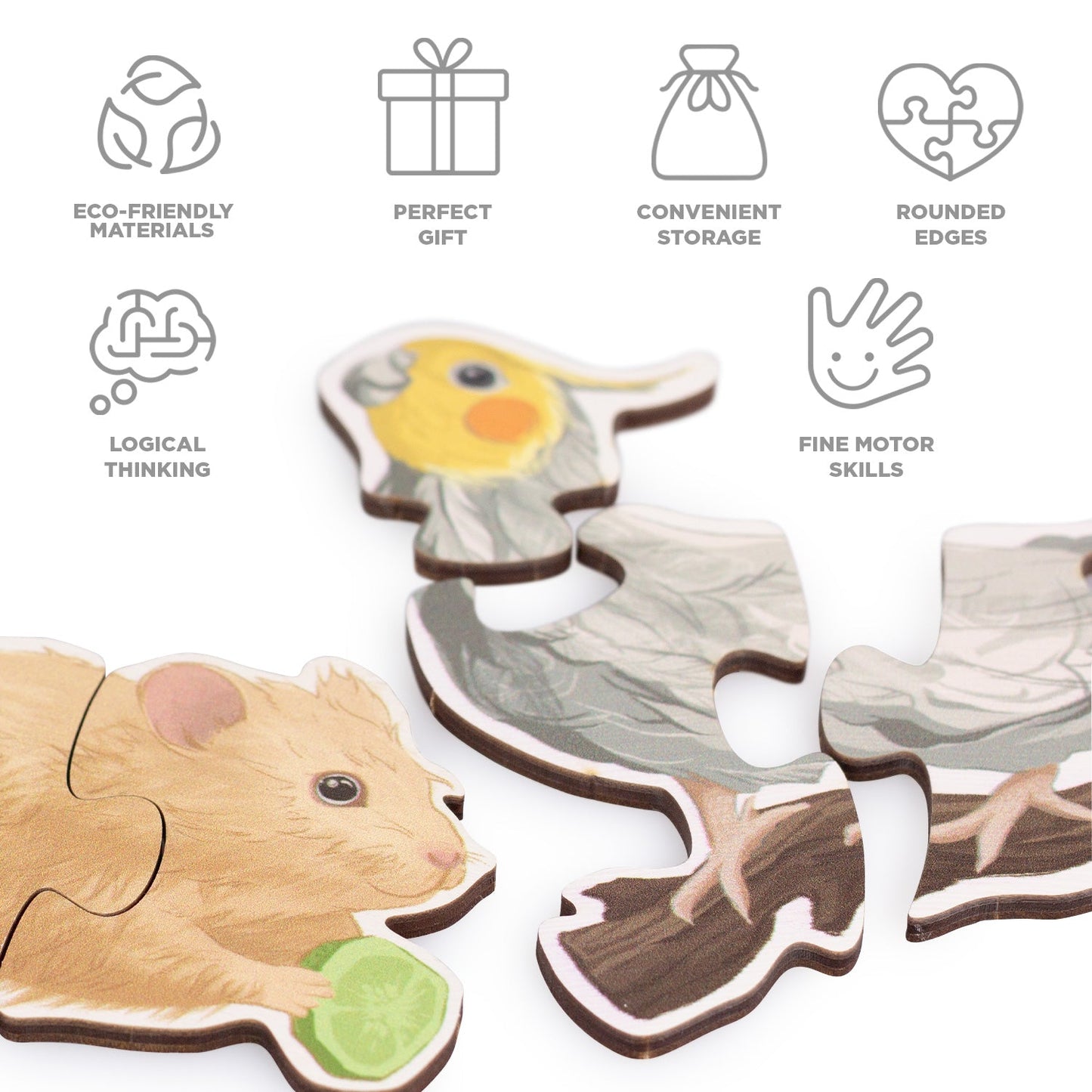 Set of Puzzles "Pets"