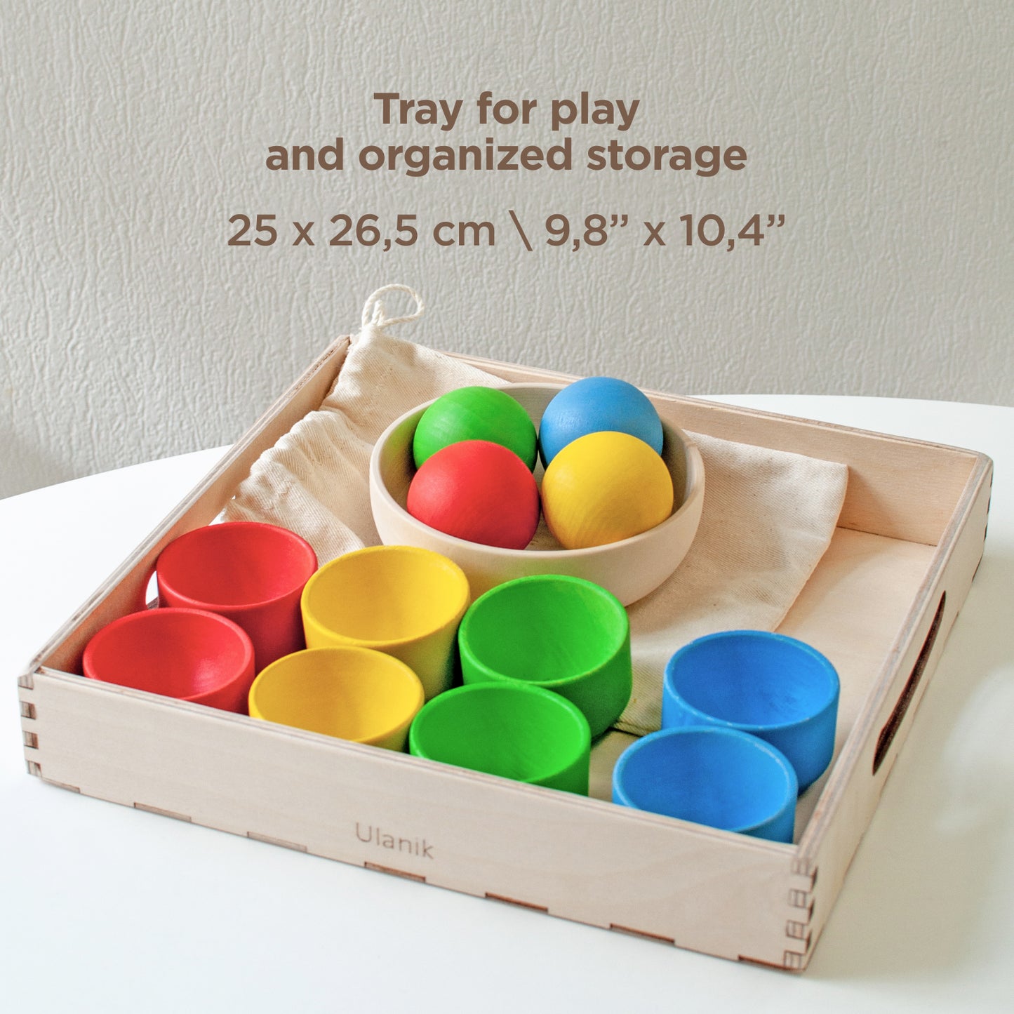 Balls in Nest Cups Starter Kit 4 Colors 1+