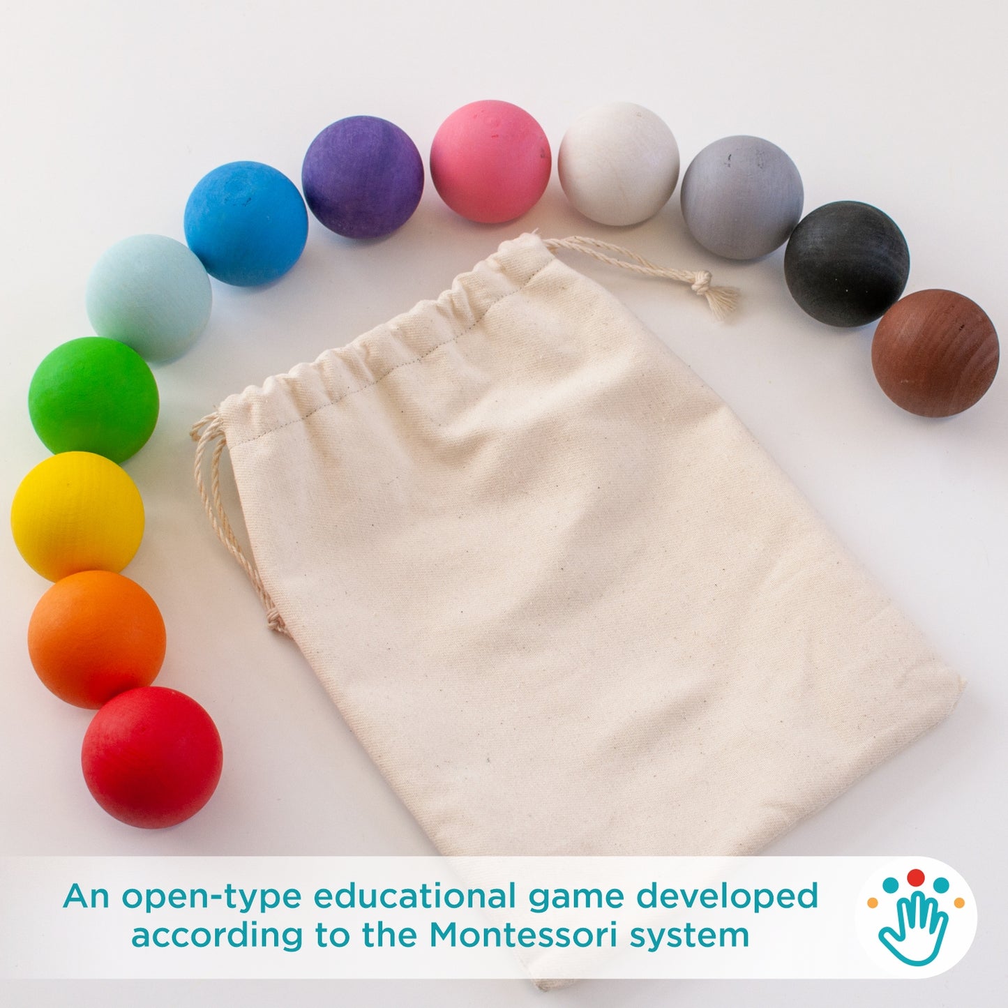 Replacement Wooden Balls for Balls in Cups 12 Colors 1+