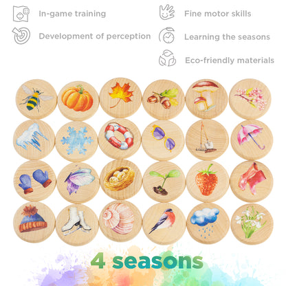 Bingo Game Seasons - 24 pcs