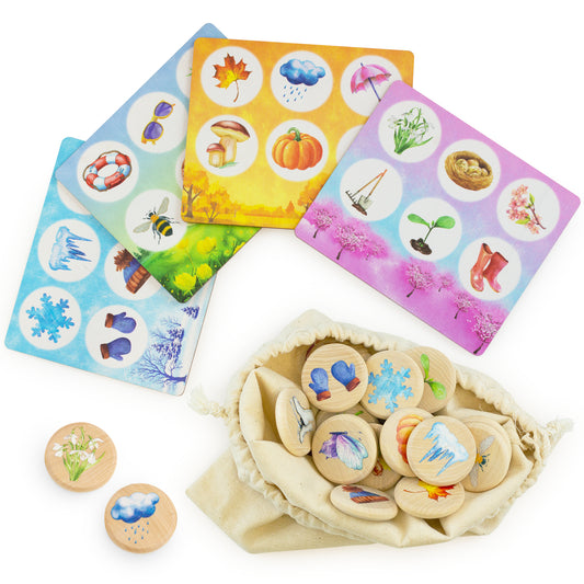 Bingo Game Seasons - 24 pcs
