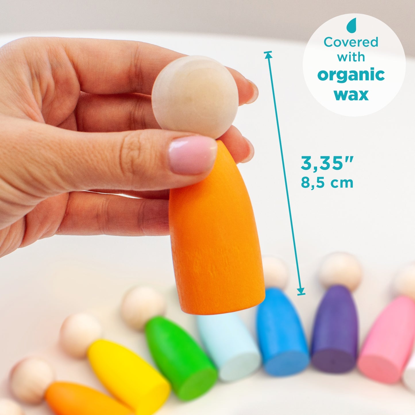 Peg Dolls 12 Colors 1+